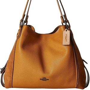 Coach Mud Edie Shoulder Bag, GUC